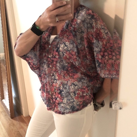 Anthropologie Weston Sheer Josephine Top - Picture 10 of 11